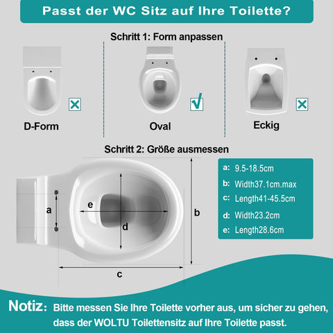 Rootz Toilet Seat - WC Lid - Lavatory Cover - Bathroom Accessory - Loo Top - Restroom Fixture - John Lid - White (WS2586) - 19.2 x 15.8 x 2.7 inches.
