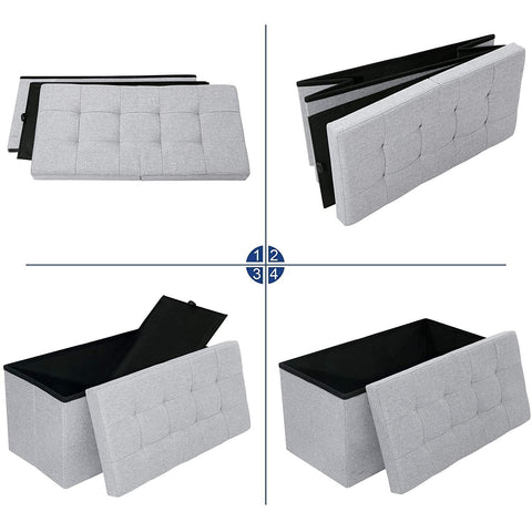 Rootz Sofa With Storage Space - Footstool With Storage - Sofas