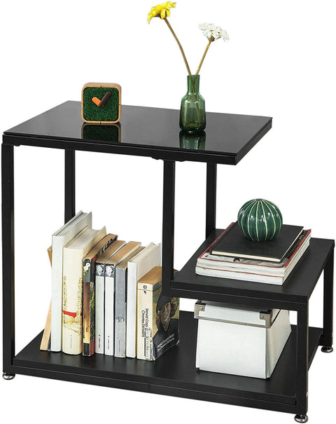 Rootz Beistelltisch – Couchtisch – Wohnzimmertisch mit Ablagefläche – B65 x T35 x H55 cm