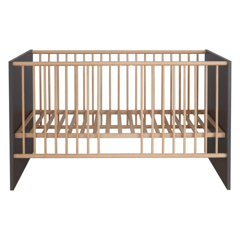 Rootz Toddler Bed - Kids' Sleep Haven - Child Cot - Nursery Rest Station - Grey - 144 x 83 x 78 cm