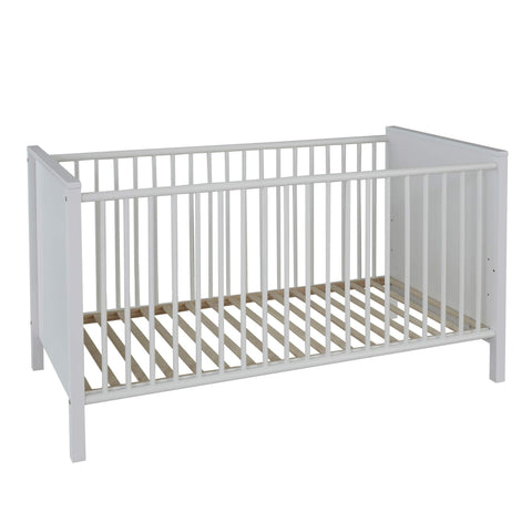 Rootz Baby Bed - Infant Cot - Child's Cradle - Toddler Sleeper - Nursery Furniture - Kid's Bedstead - White Decor - 76 x 83 x 147 cm
