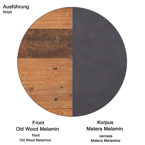 Rootz TV Lowboard - Media Console - Entertainment Stand - Television Cabinet - TV Bench - Media Stand - Dark Brown & Grey - 180x66x47 cm