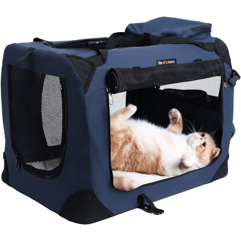 Rootz Carrying Bag for Animals - Transport Bag - Dog Bag - Travel Bag Dogs - Dog Playpen - Carrying Bag for Cats - 60 x 40 x 40 cm
