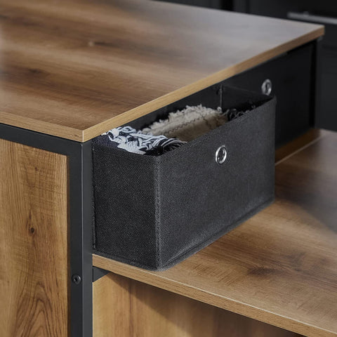 Rootz Bartafel met Uitschuifbaar Tafelblad - Keuken - Ontbijtbartafel - Koffiebar met Opvouwbaar Werkblad