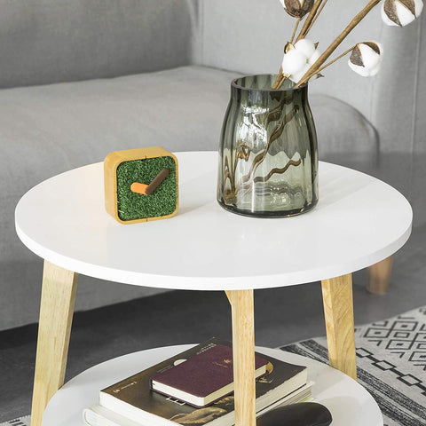 Rootz 2er-Set Beistelltische mit Stauraum – Wohnzimmertische – Couchtische, Satztische