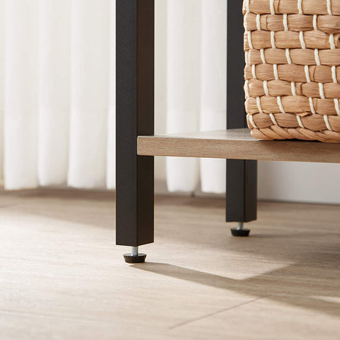 Rootz Keukenkast - Boekenkast Industrieel - Kasten - Ladderkast 5 Lagen - 62 x 24 x 165 cm