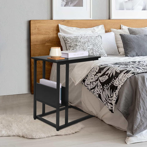 Rootz Coffee Table - Side Table - End Table - Lounge Table - Living Room Table - Accent Table - Black - 55x36x59.5cm