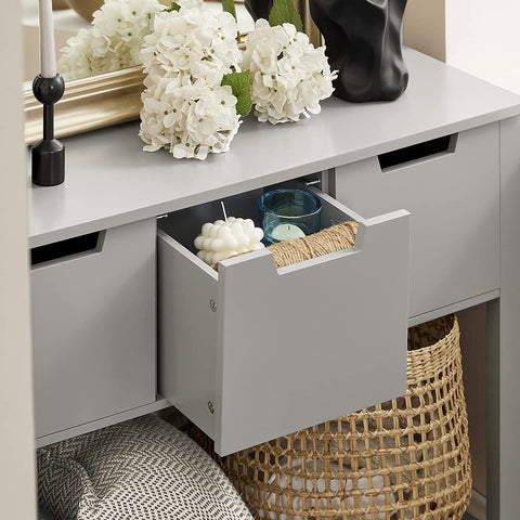 Rootz Console Table Hall - Table Side - Table End - Table Living Room - Table with 3 Drawers