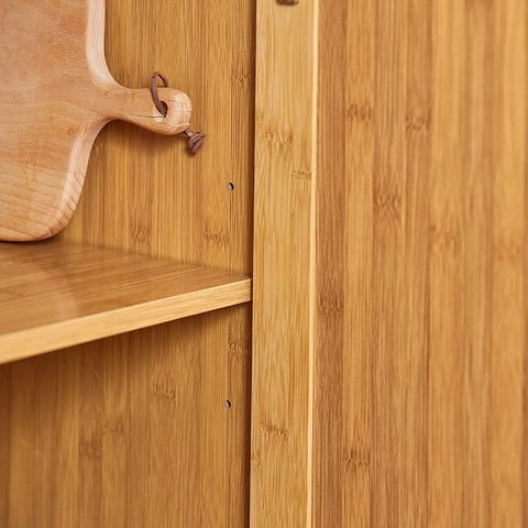 Rootz Uitschuifbare Keukenopbergwagen - Keukenkast - Kast - Dressoir Keukeneiland