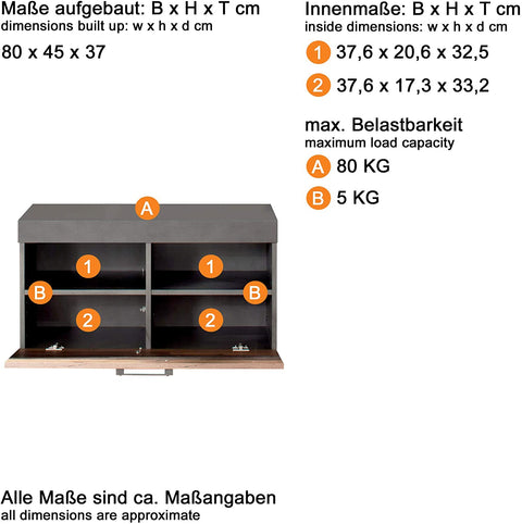 Rootz Garderobebank - Garderobebank - Schoenenopberger - 80 x 45 x 37 cm 