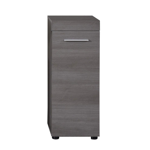 Rootz Standing Cabinet - Storage Unit - Furniture Piece - Home Organizer - Shelving Solution - Smoke Silver - 30x76x30cm