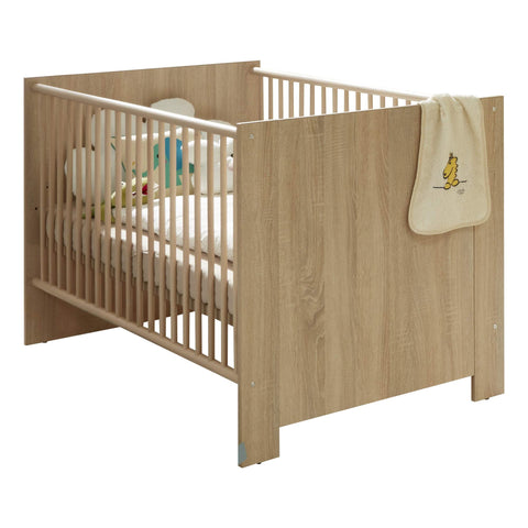 Rootz Kinderbed - Modern Jeugdbed - Verstelbaar Frame - Veelzijdig Design - Eiken Sägerau - 143x83x78cm