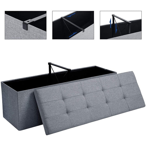 Rootz Hocker With Storage - Bench With Storage Space - Sofas