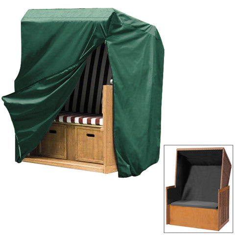 Rootz Garden Furniture Protective Cover - Outdoor Shield - Furniture Guard - Patio Defender - Garden Armor - Terrace Cloak - Weather Barrier - Green - 140/175x135x105 cm