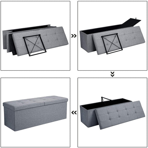 Rootz Hocker With Storage - Bench With Storage Space - Sofas