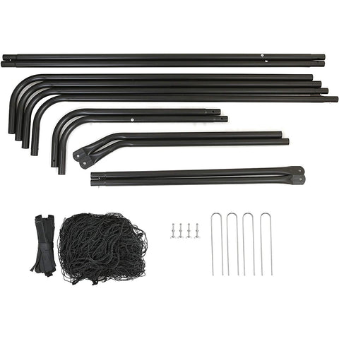 Rootz football goal - Iron - Easy to set up and take down - Black - 215 x 76 x 150 cm