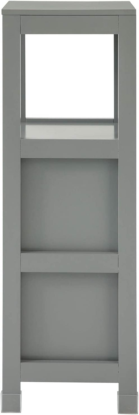 Rootz vloerstaande badkameropbergkast met 1 plank en 2 lades