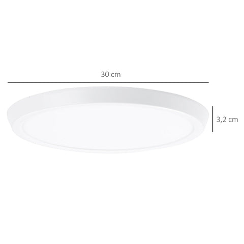 Rootz Ceiling Light - Smart LED - App And Voice Control - Remote Control - Timer - Many Colours - Ø30 x 3.2cm
