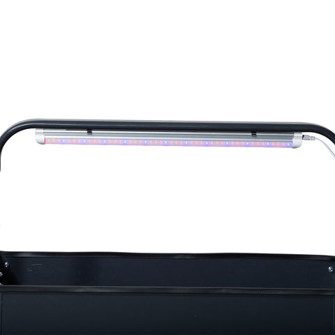 Rootz Planter - Garden box - Elevated - Steel - Dark Gray - 90 x 51 x 100 cm