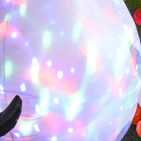 Rootz Kerstopblaasbaar - Sneeuwpop Opblaasbaar - Feestelijke Sneeuwpop En Pinguïns - Sneeuwpop Decoratie - Polyester Opblaasbaar - 140 X 70 X 180 Cm