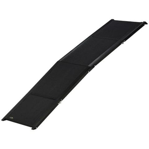 Rootz Pet Ramp - Foldable - Non-Slip - Dogs up to 40kg - Black - 158cm x 43.5cm x 2.5cm