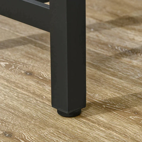 Rootz Bar Table Set - Bar Table - With Stools - Industrial Design - 1 Table - 2 Stools - MDF/Steel - Rustic Brown