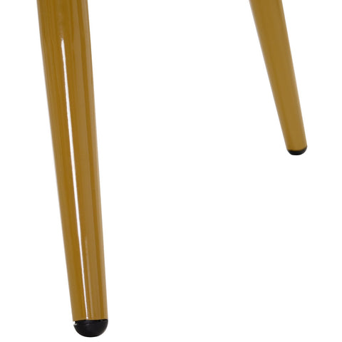 Rootz Couchtisch - Beistelltisch - Couchtisch - Runder Tisch - Holz - Ø80 x 45 cm - Metall - Weiß - Braun