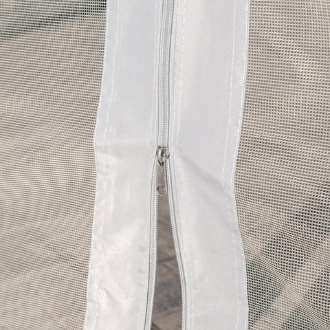 Rootz Pavilion - Party tent - Steel/Polyester - - Double roof - Light gray - 3 x 3 x 2.8 m