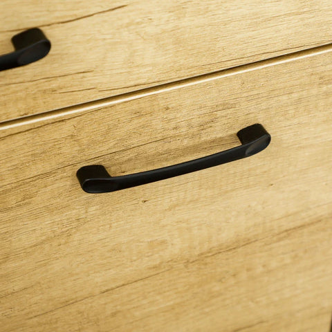 Rootz Shoe Cabinet with 1 Drawer - 4 Shelves - Adjustable Shelves - Holds 12 Pairs of Shoes - Chipboard - Natural - 60L x 35W x 94H cm