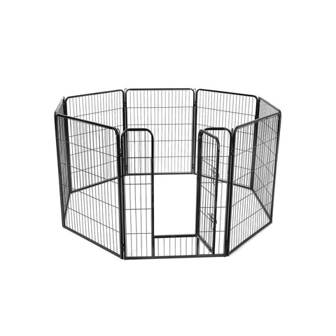 Rootz Cage - Outdoor Enclosure - Pet Cage - Outdoor Cage - Portable Cage - Heavy-Duty Cage - Metal Cage - Metal - Black - 77 x 100 cm (W x H)