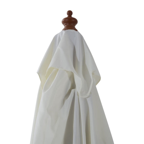 Rootz Parasol - Garden Parasol - Foldable - Sun Protection - Wood - Polyester - Shade - Cream/Grey - Brown - 200 x 150 x 230 cm