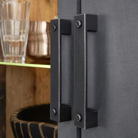 Rootz Living Room Stand Shelf - Bookcase - Storage Unit - Display Rack - Organizer - Shelving System - Cabinet - Brown (Oldwood with Matera) - 113 x 136 x 42 cm