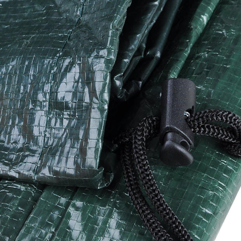 Rootz Garden Furniture Protective Cover - Outdoor Shield - Furniture Guard - Patio Defender - Garden Armor - Terrace Cloak - Weather Barrier - Green - 140/175x135x105 cm