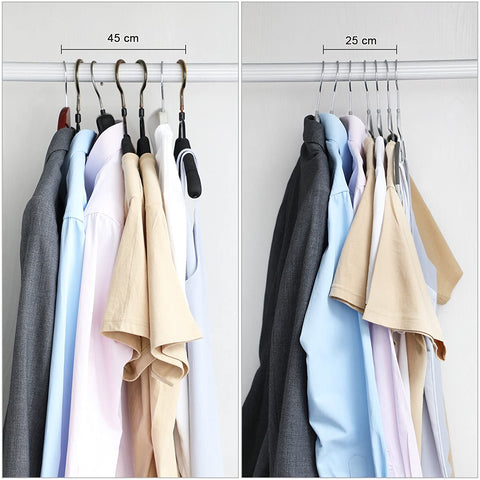 Rootz Clothes Hanger Set Of 20 Pieces - Anti Slip - Clothes Hangers