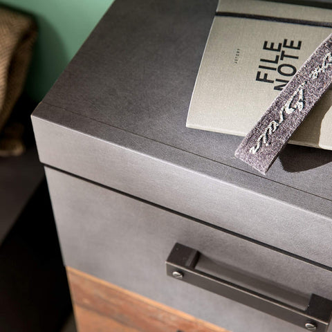 Rootz Shoe cabinet - Storage for shoes - Cupboard - Sideboard - 90 x 89 x 34 cm Graphite gray