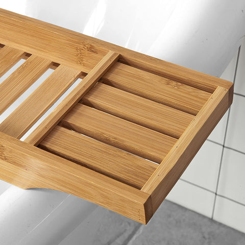 Rootz Bamboe Badkuiprek - Caddy Tray Badkamerplank - Lengte 80cm