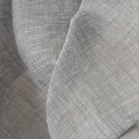 Rootz Transparent Linen-Look Curtain - Drapery - Window Covering - Sheer - Window Treatment - Panel - Shade - Light Gray - 140x245cm