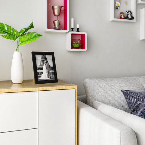 Rootz Picture Frame - Photo Holder - Image Display - Snapshot Border - Memory Keeper - Photograph Encasement - White - Various Sizes