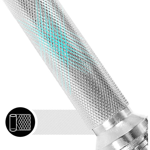 Rootz Dumbbell Set - Adjustable - Connecting Tube - 8 x 2.5 kg - 4 x 1.25 kg - Anti-Slip - Cast Iron