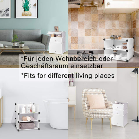 Rootz Schoenenkast - Schoenenopslag - Schoenenorganizer - Opbergrek - Schoenenplank - Schoenenkast - Schoenenkast - Wit - 47x37x170cm