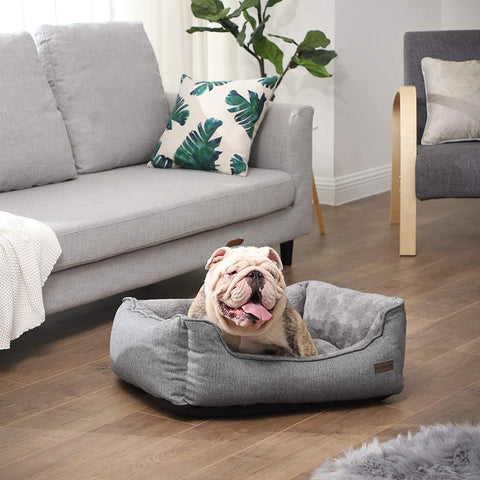 Rootz Deluxe Dog Bed - Washable Dog Bed - Removable Cover - Dog Beds - 70 x 55 x 21 cm