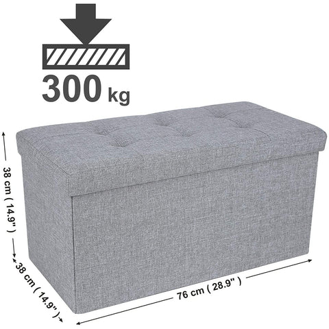 Rootz Hocker - Loadable up to 300 Kg - Footstool - Footstool - Bench - Storage box