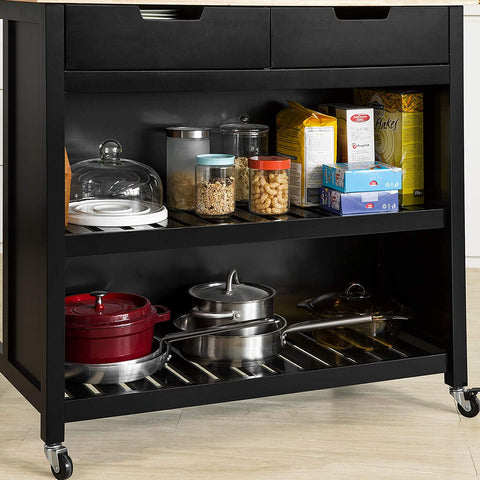 Rootz Keukenopbergwagen Keukenopbergplank Keuken Ontbijt Eettafel Bartafel