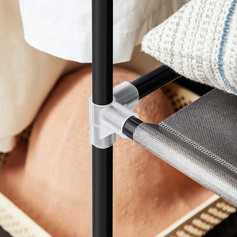 Rootz XXL Wardrobe - Fabric Closet - Folding Closet With 3 Rollable Doors