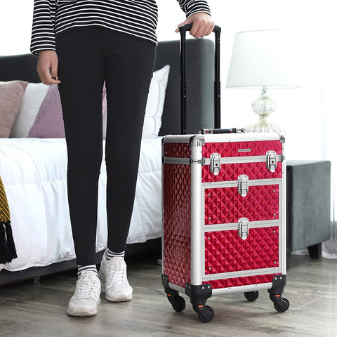 Rootz Make-Up Koffer - Cosmetica Trolleykoffer