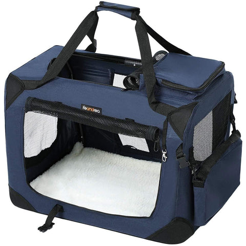 Rootz Carrying Bag for Animals - Transport Bag - Dog Bag - Travel Bag Dogs - Dog Playpen - Carrying Bag for Cats - 60 x 40 x 40 cm
