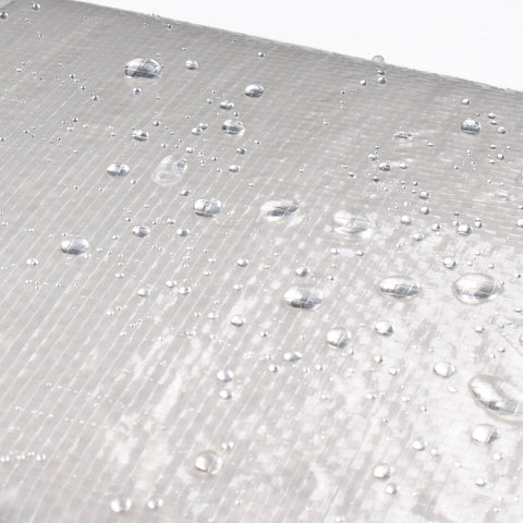 Rootz Protective Garden Furniture Cover - Outdoor Furniture Shield - Patio Set Protector - All-Weather Guard - Rattan Covering - Furniture Safeguard - Transparent - 242x162x100 cm