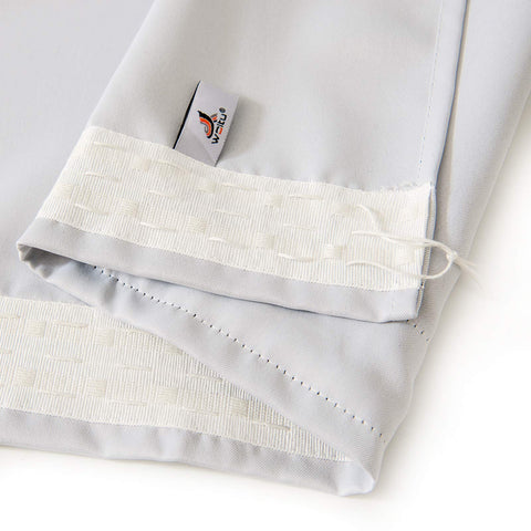 WOLTU 2er Set Gardinen Vorhang Blickdicht Kräuselband für Schiene, 250 g/m² Schwere Verdunklungsvorhänge Thermovorhang kälteschutz lichtdicht für Wohnzimmer Kinderzimmer, 135x245 cm Rosa