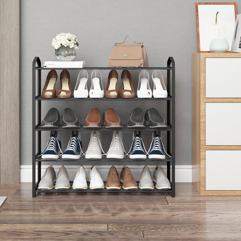 Rootz Schoenenrek - Schoenenorganizer - Schoenenstandaard - Schoenenopslag - Schoenenhouder - Schoenentoren - Schoenendisplay - Grijs - 31,5x8,1x2,6 inch