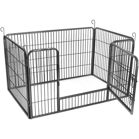 Rootz Welpenauslauf – Welpenzaun – Welpengeflecht – Bank – Hunde – 122 x 80 x 70 cm